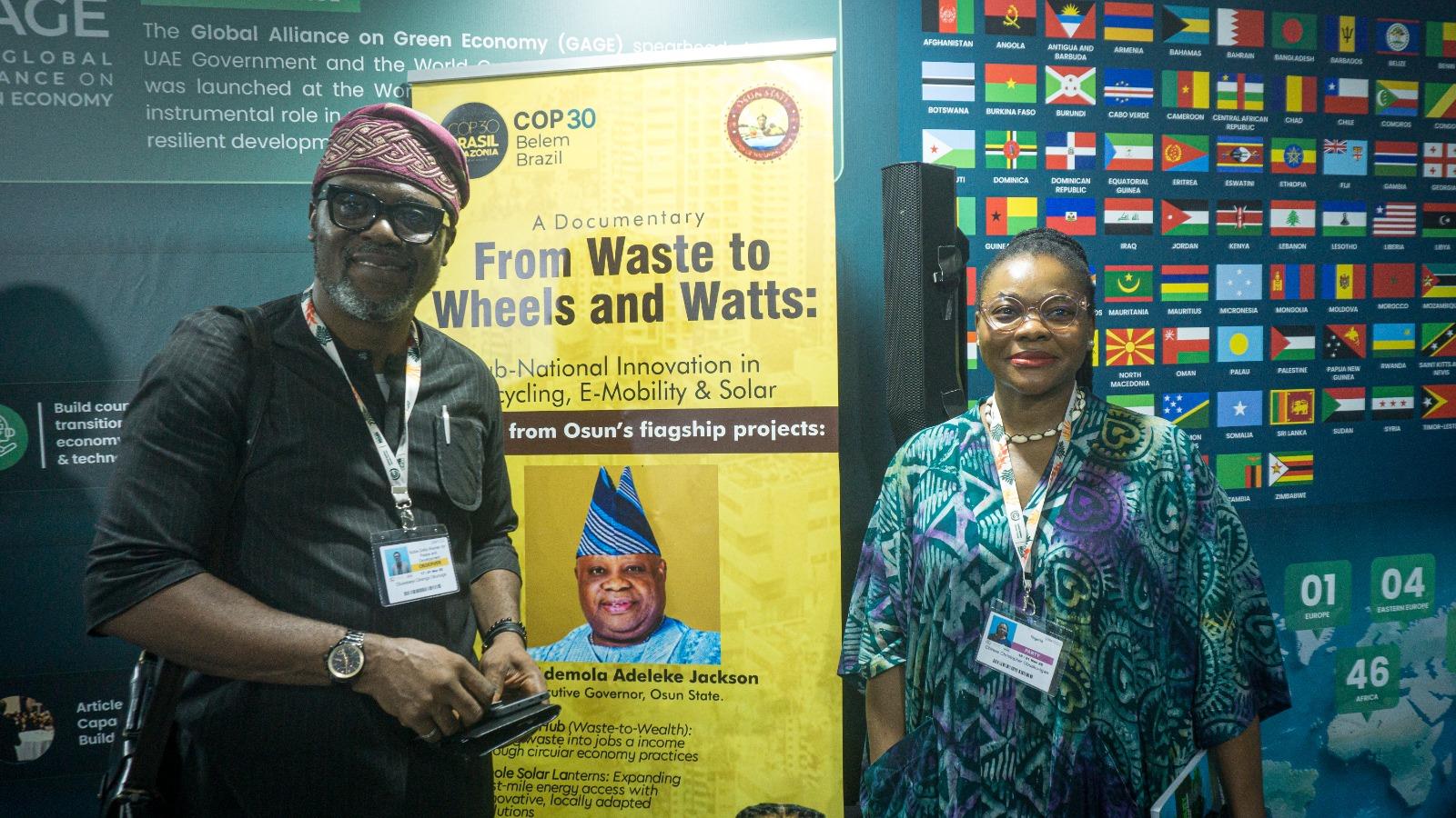 Forest canopy representing Osun State's climate leadership at COP30 in Belém, Brazil